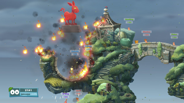 Игра Worms W.M.D, скриншот