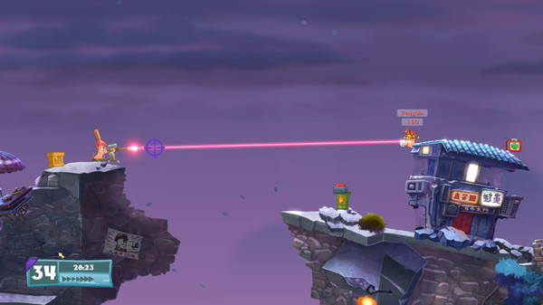 Игра Worms W.M.D, скриншот