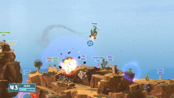Игра Worms W.M.D, скриншот