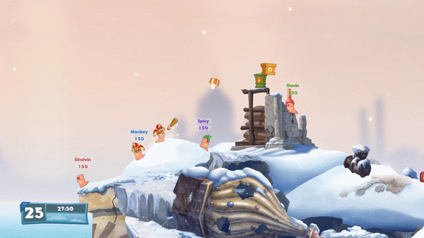 Игра Worms W.M.D, скриншот
