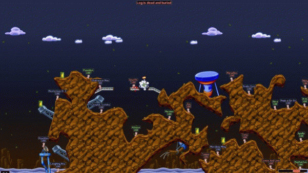Игра Worms World Party Remastered, скриншот