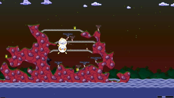 Игра Worms World Party Remastered, скриншот