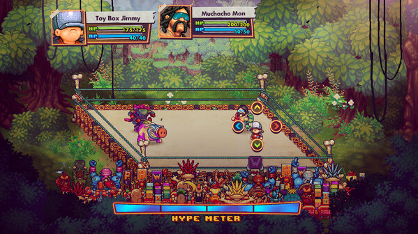 Игра WrestleQuest, скриншот