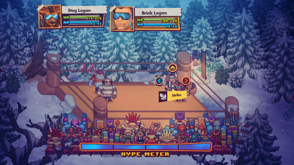 Игра WrestleQuest, скриншот