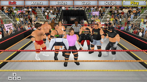 Игра Wrestling Empire, скриншот