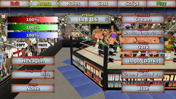 Игра Wrestling Empire, скриншот