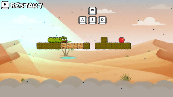 Игра Wriggle apple 3, скриншот