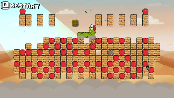 Игра Wriggle apple 3, скриншот