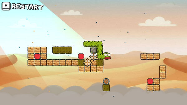 Игра Wriggle apple 3, скриншот