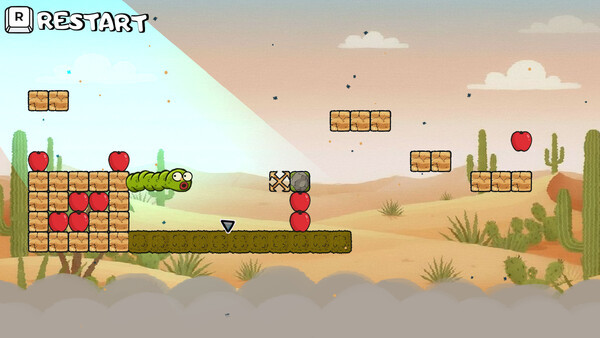 Игра Wriggle apple 3, скриншот
