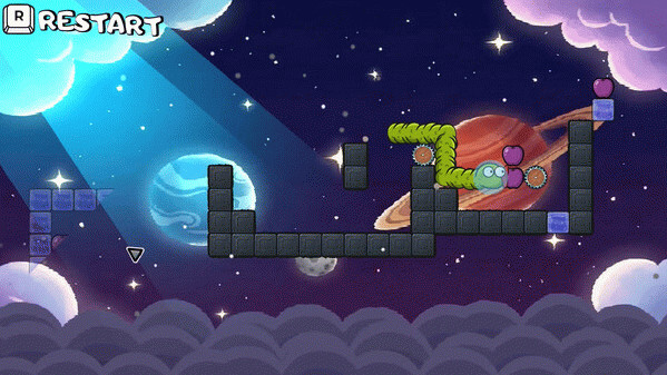 Игра Wriggle apple 4, скриншот