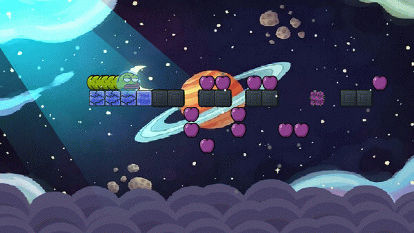 Игра Wriggle apple 4, скриншот