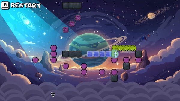 Игра Wriggle apple 4, скриншот
