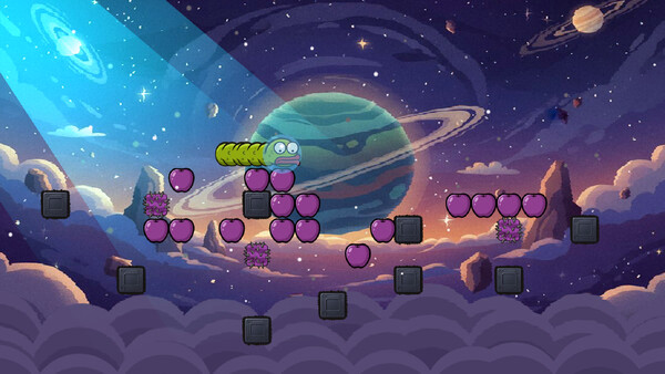 Игра Wriggle apple 4, скриншот