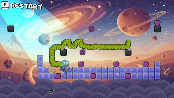 Игра Wriggle apple 4, скриншот
