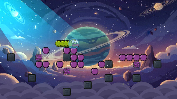 Игра Wriggle apple 4, скриншот