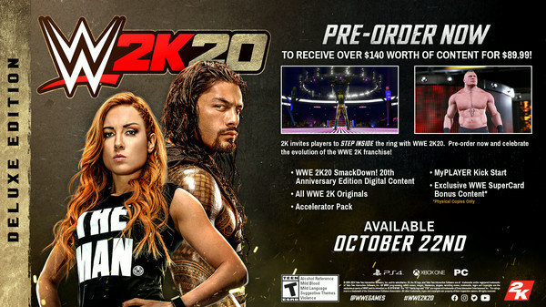Игра WWE 2K20, скриншот