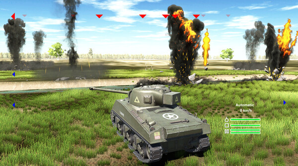 Игра WWII Tanks: Forgotten Battles, скриншот