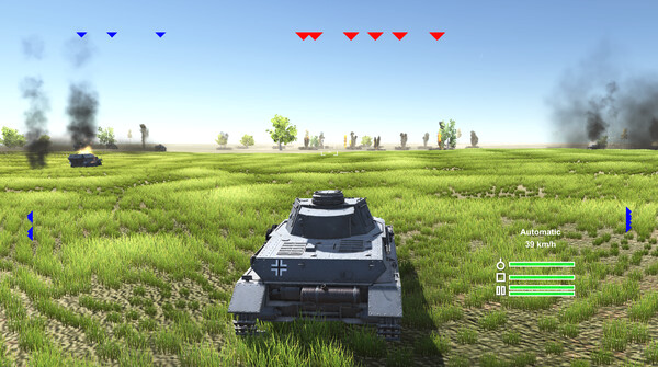 Игра WWII Tanks: Forgotten Battles, скриншот