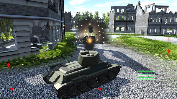 Игра WWII Tanks: Forgotten Battles, скриншот