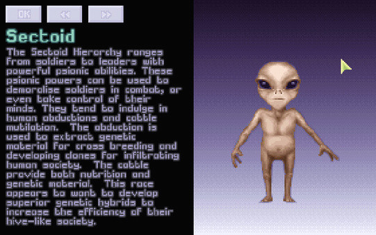 Игра X-COM: UFO Defense, скриншот