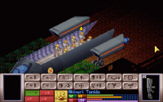 Игра X-COM: UFO Defense, скриншот