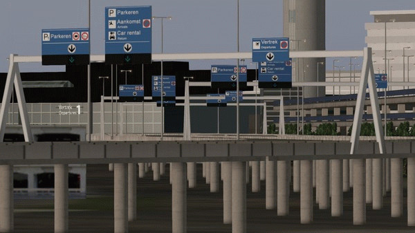 Игра X-Plane 11 - Add-on: Aerosoft - Airport Amsterdam, скриншот