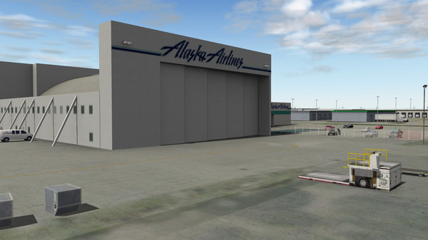 Игра X-Plane 11 - Add-on: Aerosoft - Airport Anchorage, скриншот