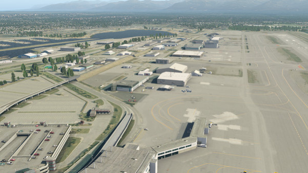 Игра X-Plane 11 - Add-on: Aerosoft - Airport Anchorage, скриншот