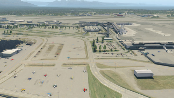 Игра X-Plane 11 - Add-on: Aerosoft - Airport Anchorage, скриншот