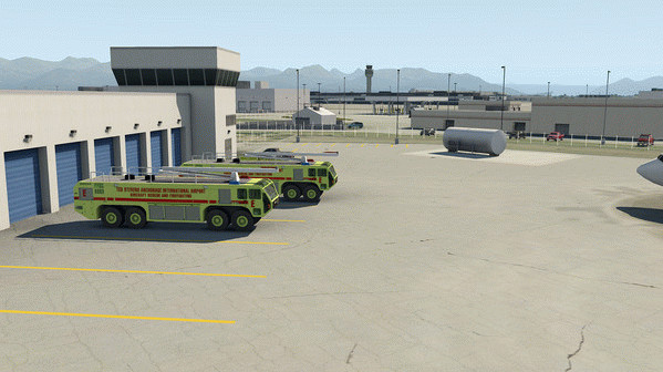 Игра X-Plane 11 - Add-on: Aerosoft - Airport Anchorage, скриншот