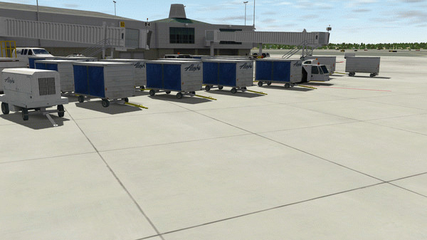 Игра X-Plane 11 - Add-on: Aerosoft - Airport Anchorage, скриншот