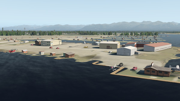 Игра X-Plane 11 - Add-on: Aerosoft - Airport Anchorage, скриншот