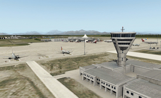 Игра X-Plane 11 - Add-on: Aerosoft - Airport Antalya, скриншот