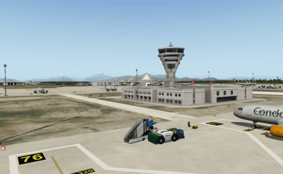 Игра X-Plane 11 - Add-on: Aerosoft - Airport Antalya, скриншот