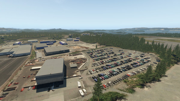Игра X-Plane 11 - Add-on: Aerosoft - Airport Bergen, скриншот