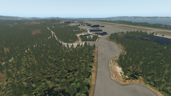 Игра X-Plane 11 - Add-on: Aerosoft - Airport Bergen, скриншот