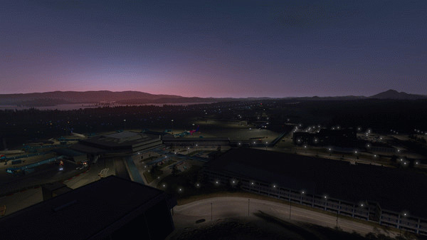 Игра X-Plane 11 - Add-on: Aerosoft - Airport Bergen, скриншот
