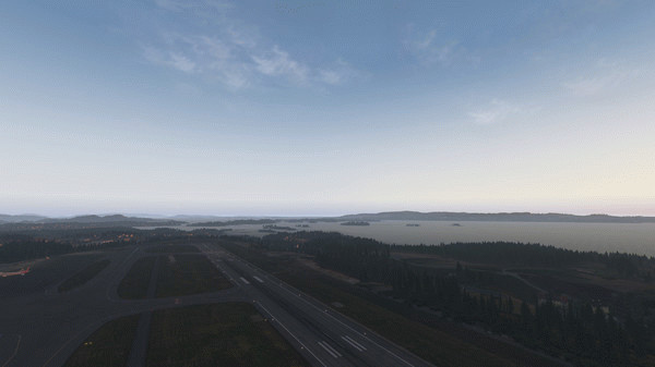 Игра X-Plane 11 - Add-on: Aerosoft - Airport Bergen, скриншот
