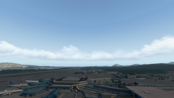 Игра X-Plane 11 - Add-on: Aerosoft - Airport Bergen, скриншот