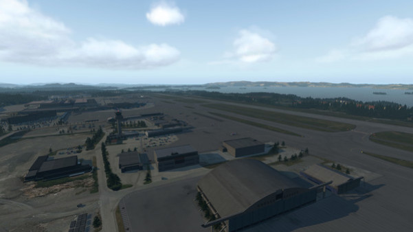 Игра X-Plane 11 - Add-on: Aerosoft - Airport Bergen, скриншот
