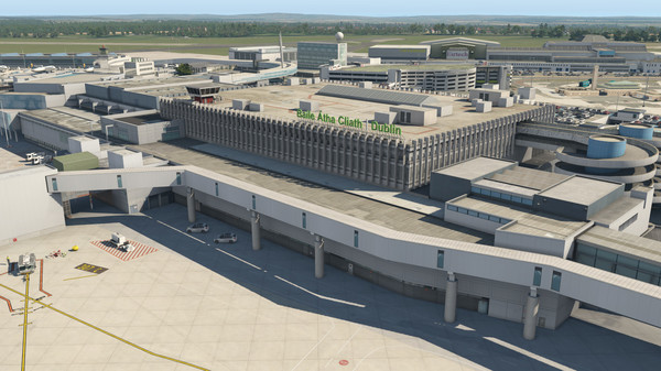Игра X-Plane 11 - Add-on: Aerosoft - Airport Dublin V2.0, скриншот