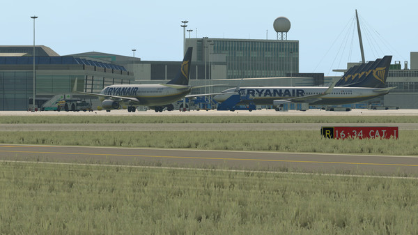 Игра X-Plane 11 - Add-on: Aerosoft - Airport Dublin V2.0, скриншот