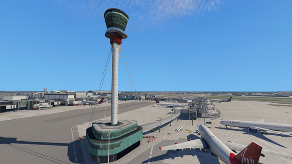 Игра X-Plane 11 - Add-on: Aerosoft - Airport London-Heathrow, скриншот