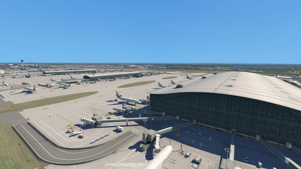 Игра X-Plane 11 - Add-on: Aerosoft - Airport London-Heathrow, скриншот