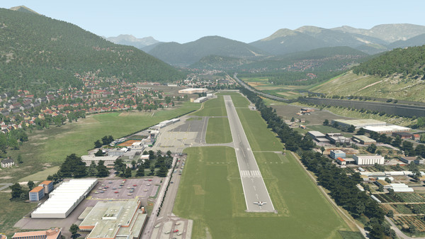 Игра X-Plane 11 - Add-on: Aerosoft - Airport Lugano, скриншот