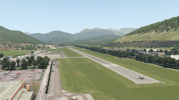 Игра X-Plane 11 - Add-on: Aerosoft - Airport Lugano, скриншот