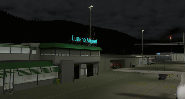 Игра X-Plane 11 - Add-on: Aerosoft - Airport Lugano, скриншот