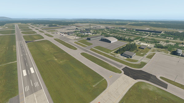 Игра X-Plane 11 - Add-on: Aerosoft - Airport Oslo, скриншот
