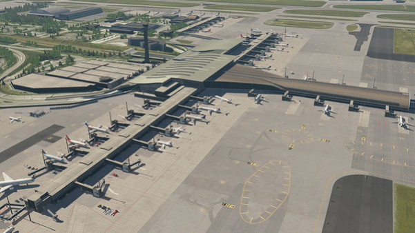 Игра X-Plane 11 - Add-on: Aerosoft - Airport Oslo, скриншот